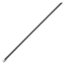 Stainless Steel Coated Cable Ties, 4.6mm x 201mm x 100pk (SSTIEC-201-7316)