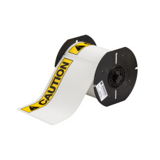 Outdoor CAUTION labels, white, 101mm x 152mm x 175 labels (B30-25-595-ANSICA)