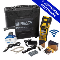 Brady BMP61 Label Printer, Wi-Fi, Advanced Software (BMP61-QWERTY-UK-W-PWID)