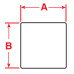 Freezerbondz Polyester Labels, 12.7mm x 25.4mm x 500 labels, M7-17-492