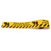 Covid-19 Toughstripe Floor Tape 102mm x 30m - Yellow, 2m social distance