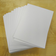 3mm Blank Rigid Foam Sign Boards - Pack of 30pcs sized 250mm x 342mm