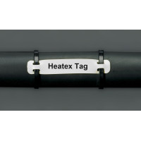 Heatex Tags White ON-LINER 10mm(H) x 75mm (W) x 250 Tags (BM-10x75-7643-WT-L)