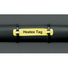 Heatex Tags Yellow ON-LINER 10mm(H) x 60mm (W) x 250 Tags (BM-10x60-7643-YL-L)