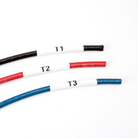 A6200 Nylon Cloth Labels for 1.52 - 6.1mm cables, 25.4 x 19.1mm x 600 roll (A62-15-499)