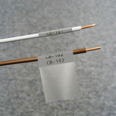 Self-lam Grey 2.7-5.1mm wire diam 25.4mm(W) x 25.4mm(H) x 250 labels (M6-19-427-GY)