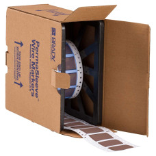 Brown Permasleeves 50.80mm(w) x 21.60mm(h) x 250 roll (3PS-500-2-BR-S)