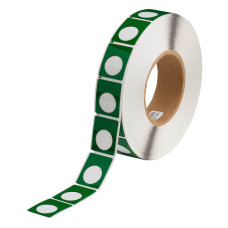 Raised Profile Labels THTEP-05-7593-GR, 40mm x 30mm - Green, Push Button