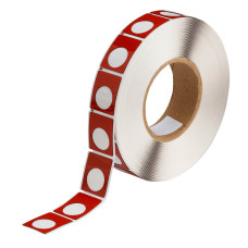 Raised Profile Labels THTEP-05-7593-RD, 40mm x 30mm - Red, Push Button