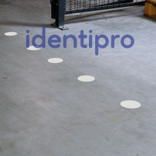 Toughstripe Floor Dots 89mm Diameter - White